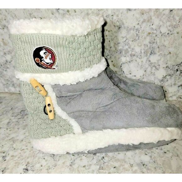 Top Sox Sherpa Lined Cozy Slippers Women's Non-Slip Size‎ M/L 7-9 NWT - Picture 5 of 8